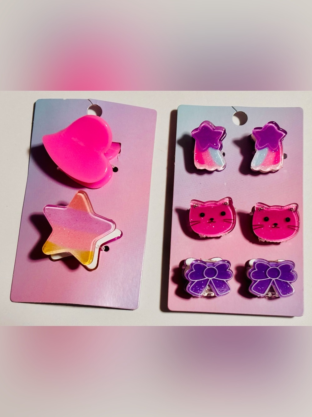 Sparkly Hair Clip Sets